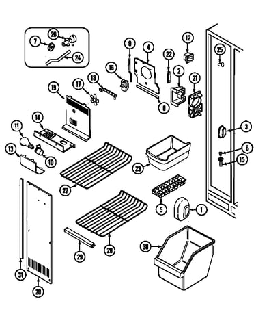 Freezer compartment