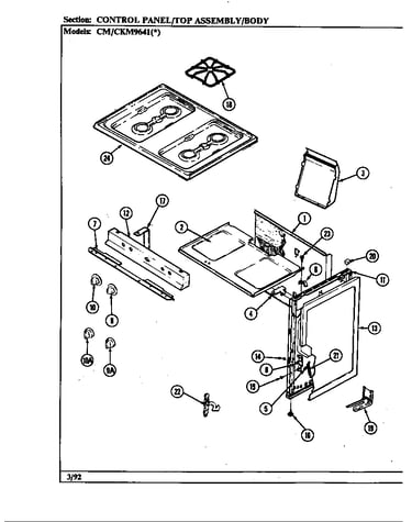 Top assembly