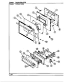 Door/drawer (cm9641*590r) (cm9641a590r) (cm9641w590r)