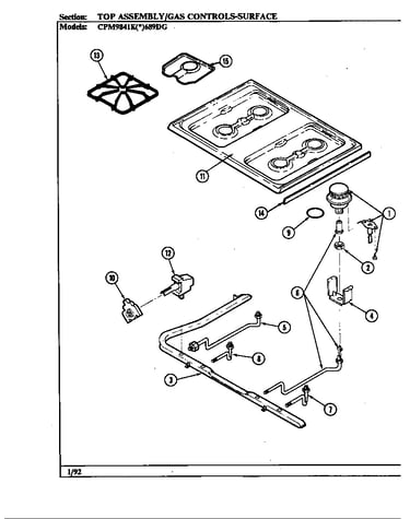 Top assembly
