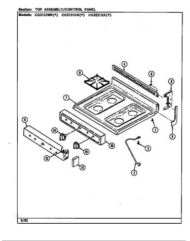 Top assembly