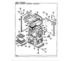 Crosley CG3231XRA oven/body diagram