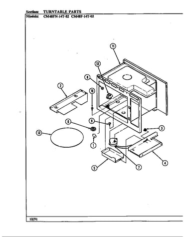 Turntable (cm48f-14t-02)