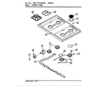 Hardwick CPG9841A689DQ top assembly diagram