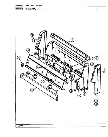 Control panel
