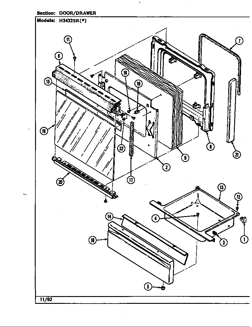 Door/drawer