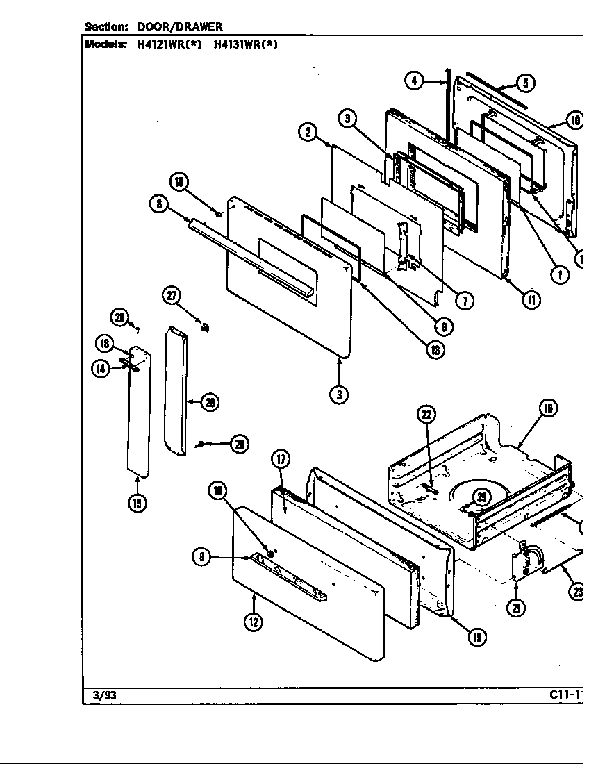 Door/drawer