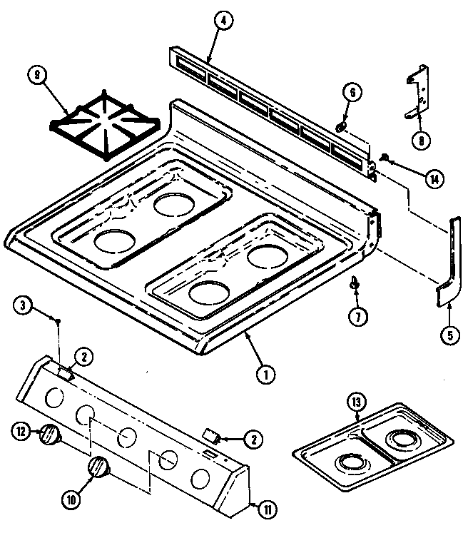 Top assembly