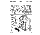 Maytag CDNS24T9A/8L08A water & ice dispenser diagram
