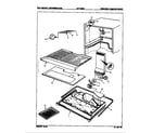 Crosley CNT19R5/8A03A freezer compartment diagram