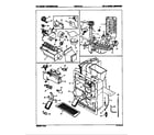 Maytag CDNT22T9-8B30A ice & water dispenser diagram