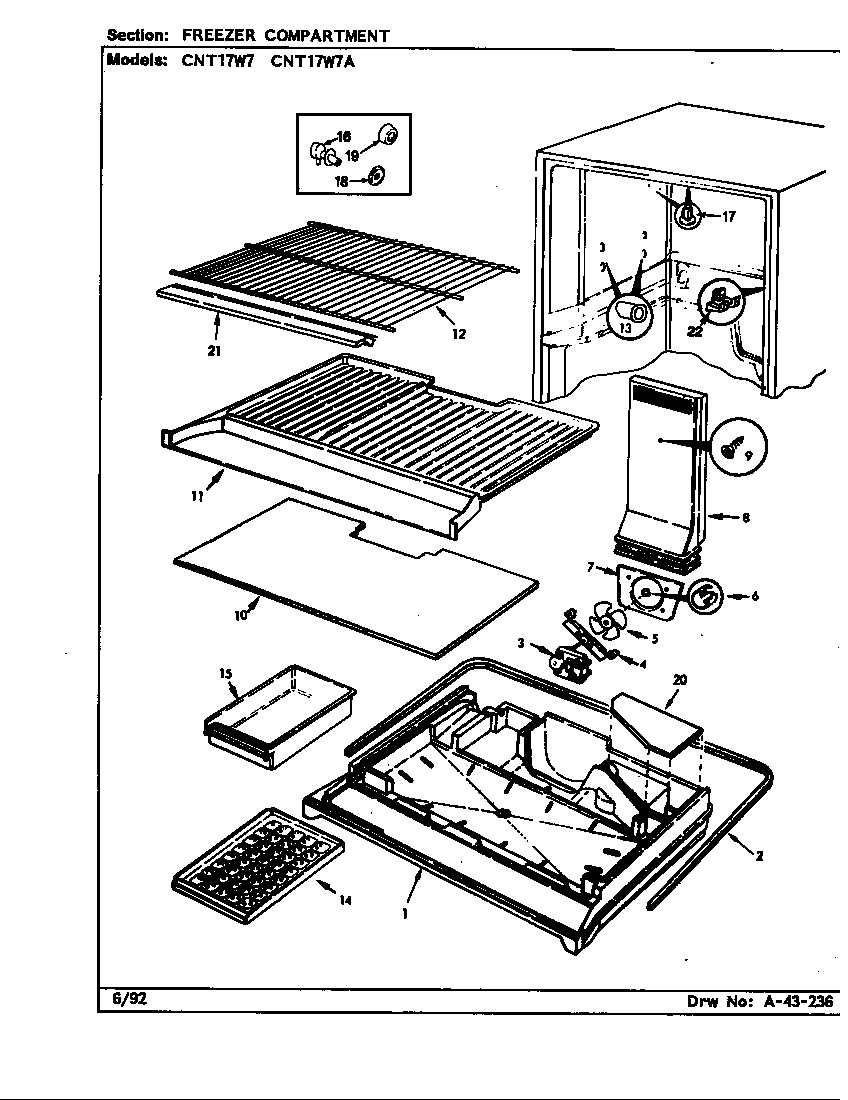 Freezer compartment