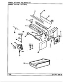 Optional ice maker kit