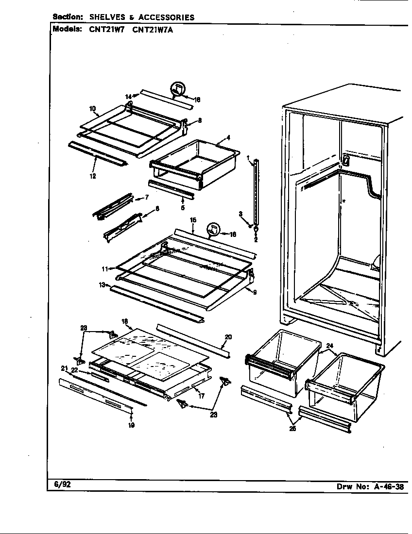 Shelves & accessories