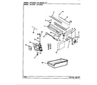 Crosley CNT21W7/CC71A optional ice maker kit diagram