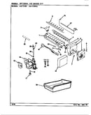 Optional ice maker kit