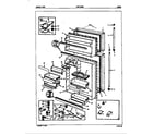 Crosley CNNT218BVA/5D64A doors diagram