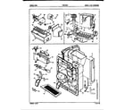 Crosley CNSI22M9/5M64B water & ice dispenser diagram