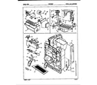Crosley CNSIG24M9A/5M65A water & ice dispenser diagram