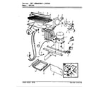 Crosley CNT17R5A/7A76A unit compartment & system diagram