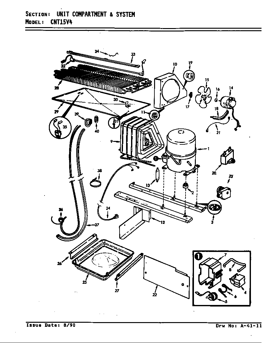 Unit compartment & system