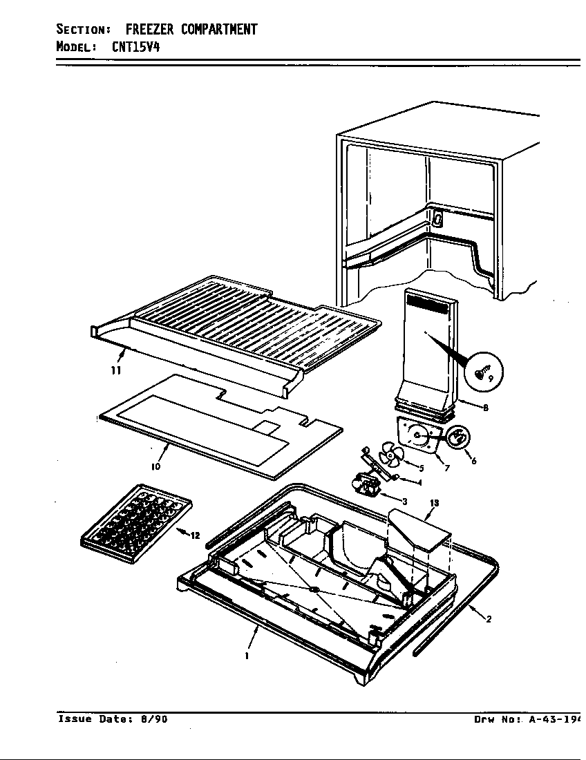 Freezer compartment