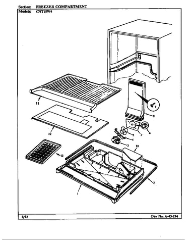 Freezer compartment