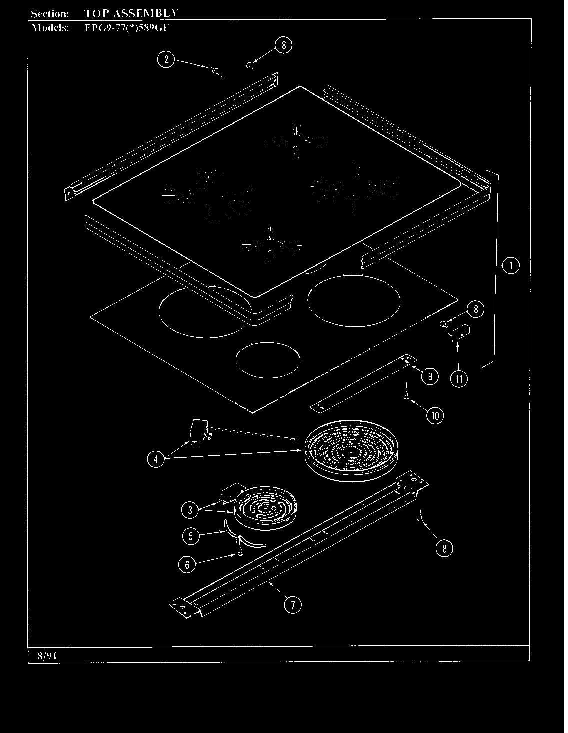 Top assembly