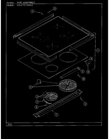 Top assembly