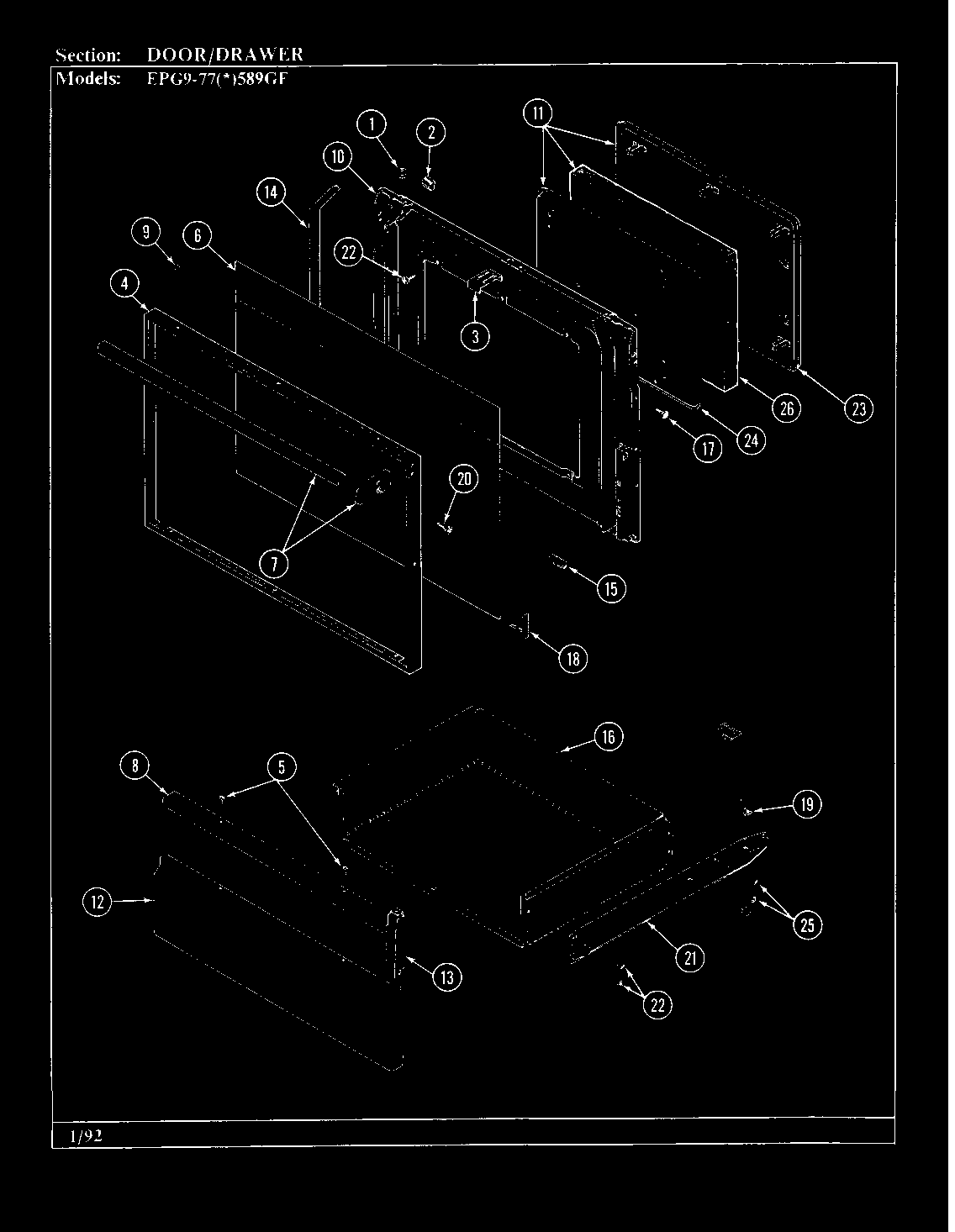Door/drawer