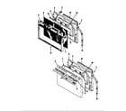 Magic Chef B34GA-2CKXW-ON door diagram