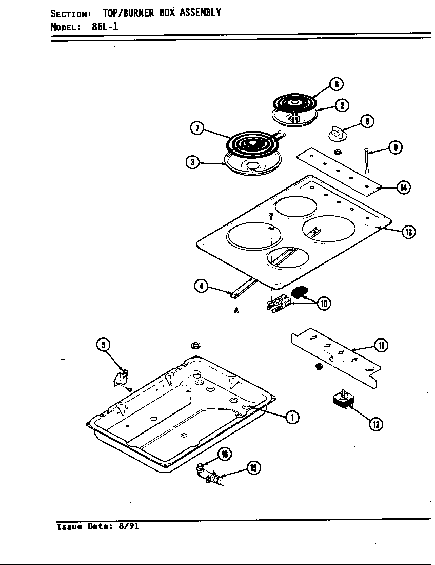 Top assembly