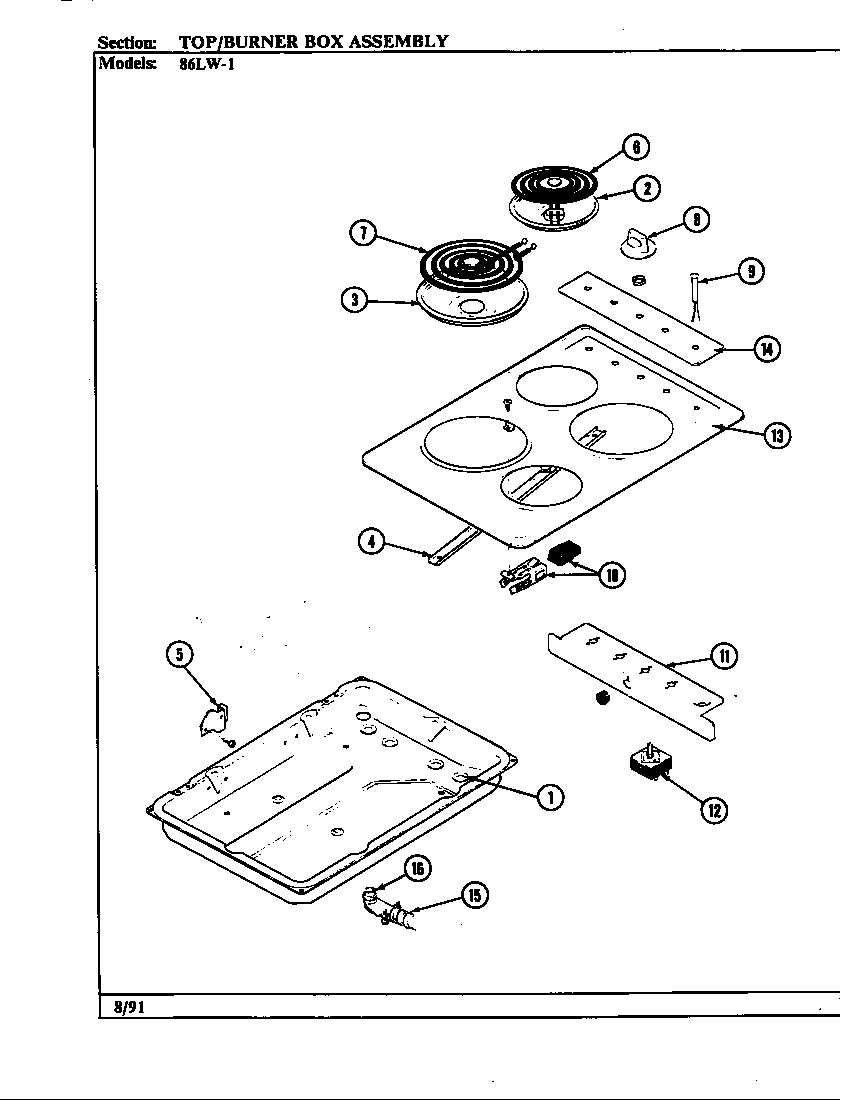 Top assembly