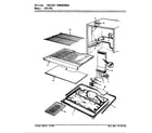 Crosley CNT17R5/7D63A freezer compartment diagram