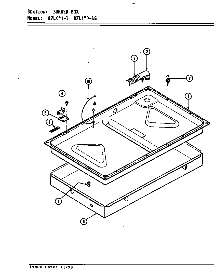 BURNER BOX ASSEMBLY