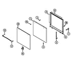 Magic Chef BT18RN-4Z door (bt18ra-4z) (bt18rn-4z) (bt18rs-4z) diagram