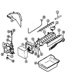 Optional ice maker kit (ice)