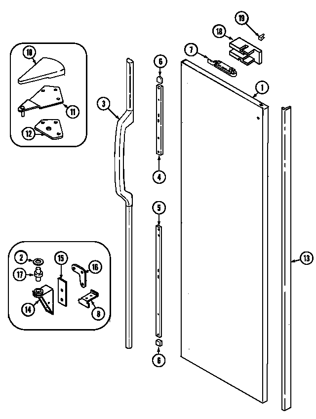 Fresh food outer door (rev.11)