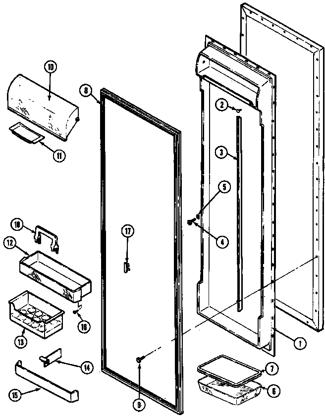 FRESH FOOD INNER DOOR