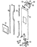 Freezer outer door
