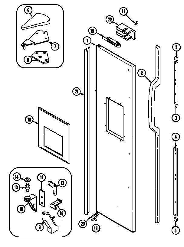 Freezer outer door (rev.11)