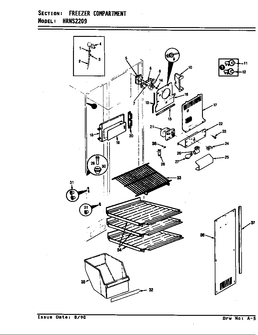 Freezer compartment