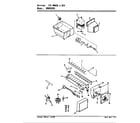 Maytag HRNS2209A/AP31A ice maker & bin diagram