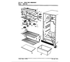 Maytag HRNT1504A/AF09A fresh food compartment diagram