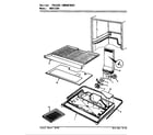 Maytag HRNT1504A/AF09A freezer compartment diagram