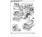 Maytag HRNS2219A/BP32A fresh food compartment diagram