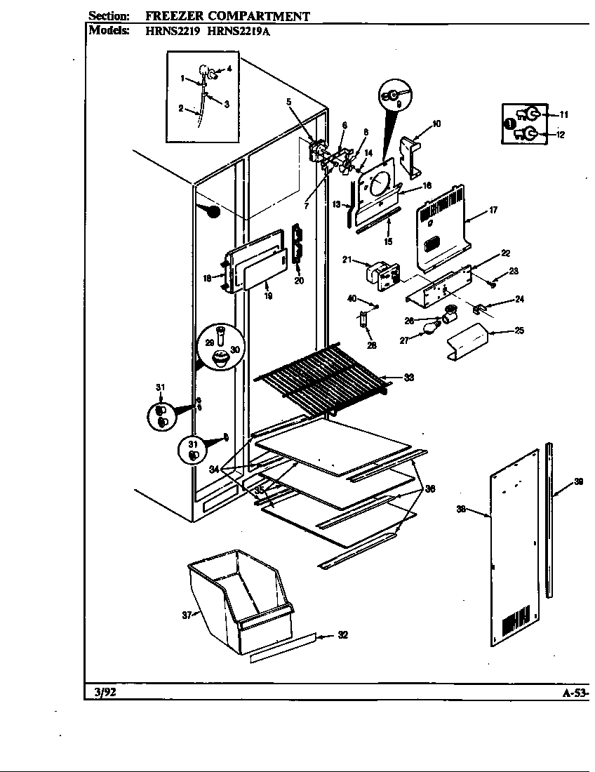 Freezer compartment