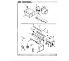 Maytag HRNS2219/BP31C ice maker & bin diagram