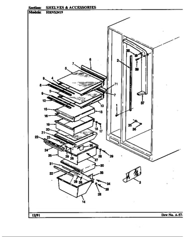 Shelves & accessories