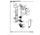 Maytag HRNS2419/BP88B freezer compartment diagram